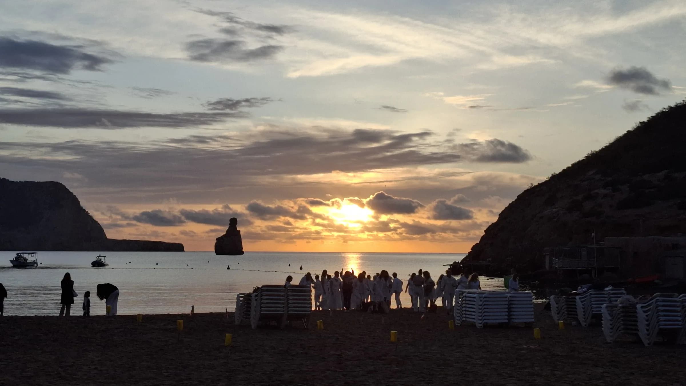 Coucher de soleil à Benirràs, Ibiza Nord